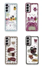 Uray store Samsung Galaxy A15 4G Kılıf Sweet Desenli Silikon Kapak - Sarı - Görsel 2