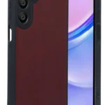Uray store Samsung Galaxy A16 5G Kılıf Aras Deri Kapak - Bordo