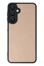 Uray store Samsung Galaxy A16 5G Kılıf Aras Deri Kapak - Pudra - Görsel 2