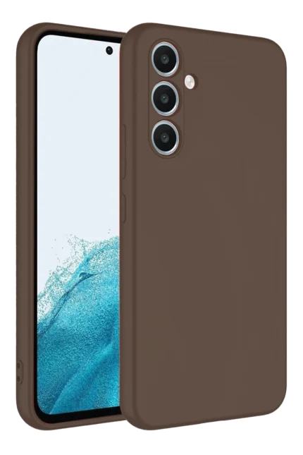 Uray store Samsung Galaxy A16 5G Kılıf First Silikon - Kahverengi