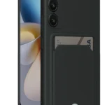 Uray store Samsung Galaxy A16 5G Kılıf Kelvin Kartvizitli Silikon - Siyah