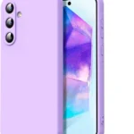Uray store Samsung Galaxy A16 5G Kılıf Nano içi Kadife Silikon - Lila