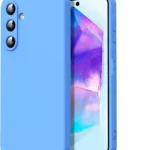Uray store Samsung Galaxy A16 5G Kılıf Nano içi Kadife Silikon - Mavi