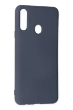 Uray store Samsung Galaxy A20S Kılıf Nano içi Kadife Silikon - Gri - Görsel 3