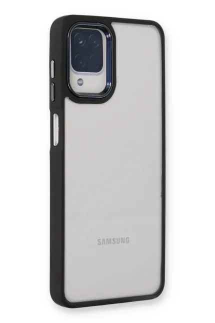 Uray store Samsung Galaxy A22 Kılıf Dora Kapak - Siyah