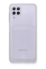 Uray store Samsung Galaxy A22 Kılıf Kart Şeffaf Silikon - Şeffaf - Görsel 2