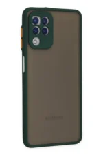 Uray store Samsung Galaxy A22 Kılıf Montreal Silikon Kapak - Yeşil - Görsel 2