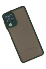 Uray store Samsung Galaxy A22 Kılıf Montreal Silikon Kapak - Yeşil - Görsel 3