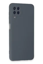 Uray store Samsung Galaxy A22 Kılıf Nano içi Kadife Silikon - Gri - Görsel 2