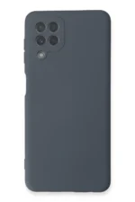 Uray store Samsung Galaxy A22 Kılıf Nano içi Kadife Silikon - Gri