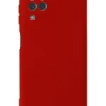 Uray store Samsung Galaxy A22 Kılıf Nano içi Kadife Silikon - Kırmızı