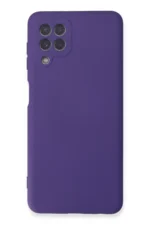 Uray store Samsung Galaxy A22 Kılıf Nano içi Kadife Silikon - Mor