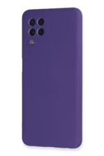 Uray store Samsung Galaxy A22 Kılıf Nano içi Kadife Silikon - Mor - Görsel 3