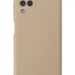 Uray store Samsung Galaxy A22 Kılıf Nano içi Kadife Silikon - Pudra