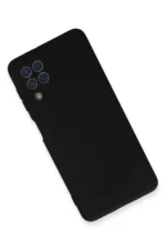 Uray store Samsung Galaxy A22 Kılıf Nano içi Kadife Silikon - Siyah - Görsel 2