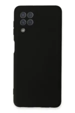 Uray store Samsung Galaxy A22 Kılıf Nano içi Kadife Silikon - Siyah