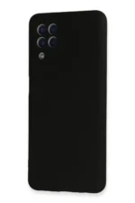 Uray store Samsung Galaxy A22 Kılıf Nano içi Kadife Silikon - Siyah - Görsel 3