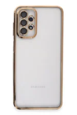 Uray store Samsung Galaxy A23 4G Kılıf Razer Lensli Silikon - Gold - Görsel 2
