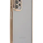 Uray store Samsung Galaxy A23 4G Kılıf Razer Lensli Silikon - Gold