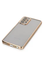 Uray store Samsung Galaxy A23 4G Kılıf Razer Lensli Silikon - Gold - Görsel 4