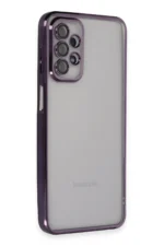 Uray store Samsung Galaxy A23 4G Kılıf Razer Lensli Silikon - Mor