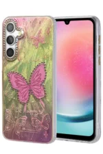 Uray store Samsung Galaxy A24 4G Kılıf Blade Aynalı Desenli Kapak - Desen 5