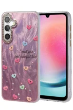 Uray store Samsung Galaxy A24 4G Kılıf Blade Aynalı Desenli Kapak - Desen 8