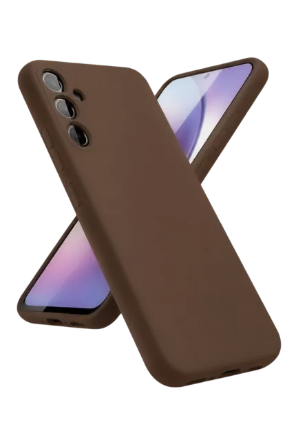 Uray store Samsung Galaxy A24 4G Kılıf First Silikon - Kahverengi