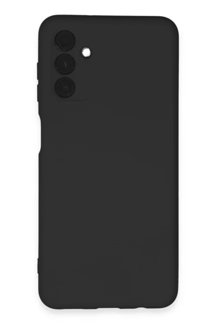 Uray store Samsung Galaxy A24 4G Kılıf Nano içi Kadife Silikon - Siyah