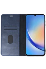 Uray store Samsung Galaxy A24 4G Kılıf Trend S Plus Kapaklı Kılıf - Lacivert - Görsel 3