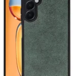 Uray store Samsung Galaxy A25 5G Kılıf Aras Deri Kapak - Koyu Yeşil