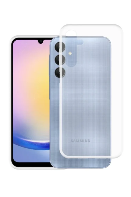 Uray store Samsung Galaxy A25 5G Kılıf Lüx Şeffaf Silikon