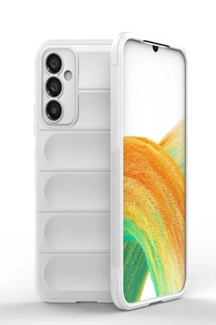 Uray store Samsung Galaxy A25 5G Kılıf Optimum Silikon - Krem