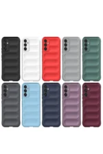 Uray store Samsung Galaxy A25 5G Kılıf Optimum Silikon - Mor - Görsel 3
