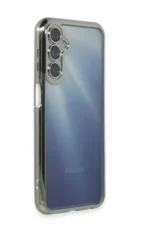 Uray store Samsung Galaxy A25 5G Kılıf Razer Lensli Silikon - Gümüş - Görsel 2