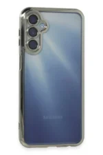 Uray store Samsung Galaxy A25 5G Kılıf Razer Lensli Silikon - Gümüş