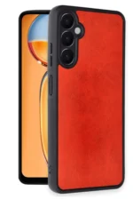 Uray store Samsung Galaxy A26 Kılıf Aras Deri Kapak - Kırmızı - Görsel 2