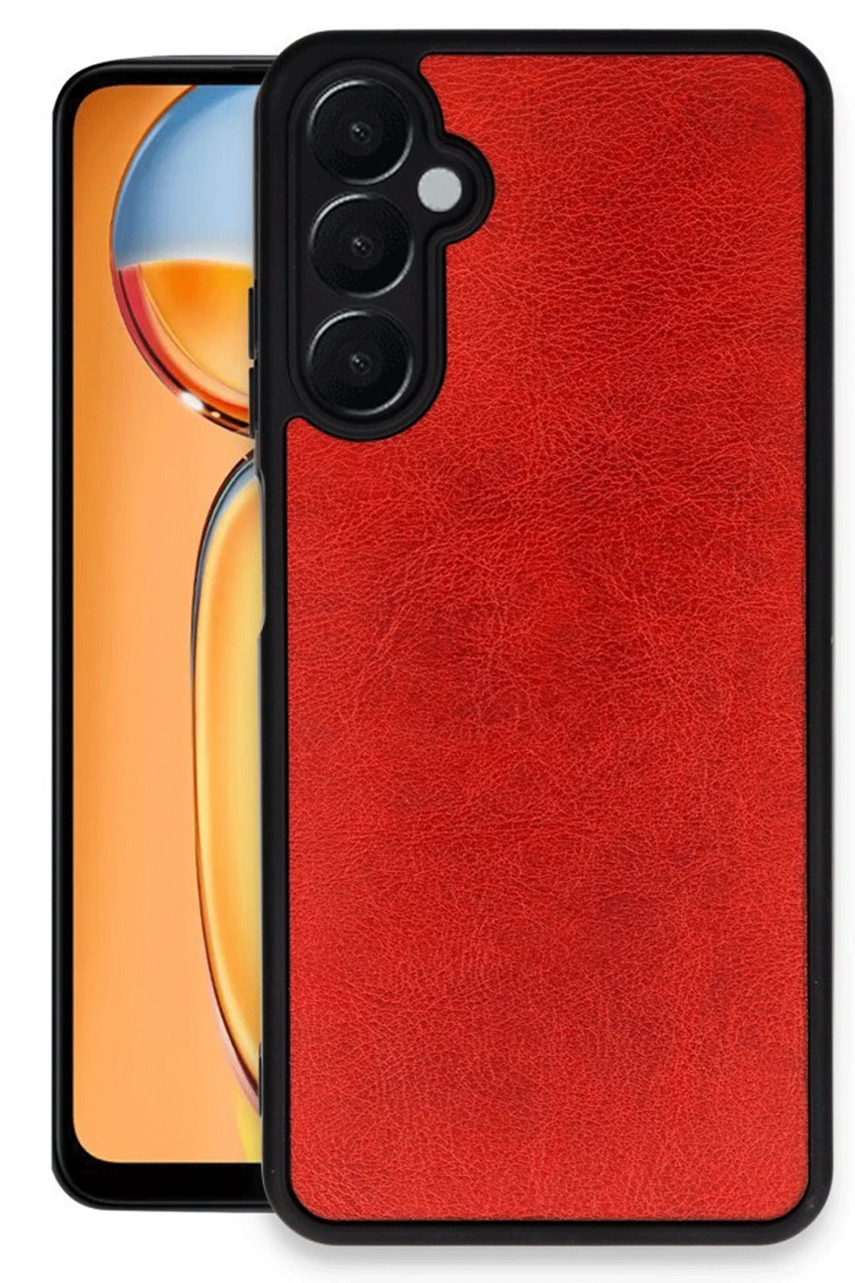 newface-samsung-galaxy-a26-kilif-aras-deri-kapak-kirmizi-default Uray store Samsung Galaxy A26 Kılıf Aras Deri Kapak - Kırmızı - Görsel 1