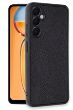 Uray store Samsung Galaxy A26 Kılıf Aras Deri Kapak - Siyah - Görsel 2