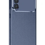 Uray store Samsung Galaxy A26 Kılıf Auto Focus Karbon Kapak - Lacivert