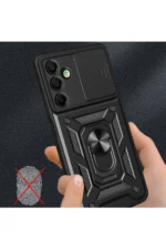 Uray store Samsung Galaxy A26 Kılıf Pars Lens Yüzüklü Silikon - Yeşil - Görsel 3