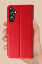 Uray store Samsung Galaxy A26 Kılıf Trend S Plus Kapaklı Kılıf - Taba - Görsel 2
