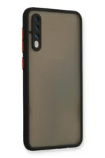 Uray store Samsung Galaxy A30S Kılıf Montreal Silikon Kapak - Siyah - Görsel 2