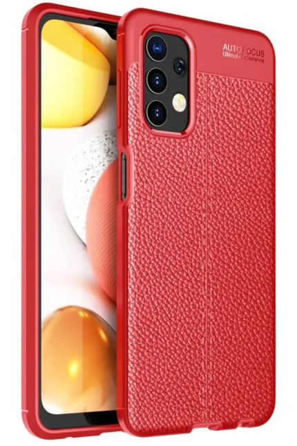 Uray store Samsung Galaxy A32 Kılıf Auto Focus Kapak - Kırmızı