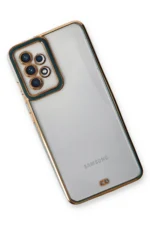 Uray store Samsung Galaxy A33 5G Kılıf Liva Lens Silikon - Yeşil - Görsel 3