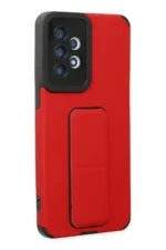 Uray store Samsung Galaxy A33 5G Kılıf Mega Standlı Silikon - Kırmızı - Görsel 2