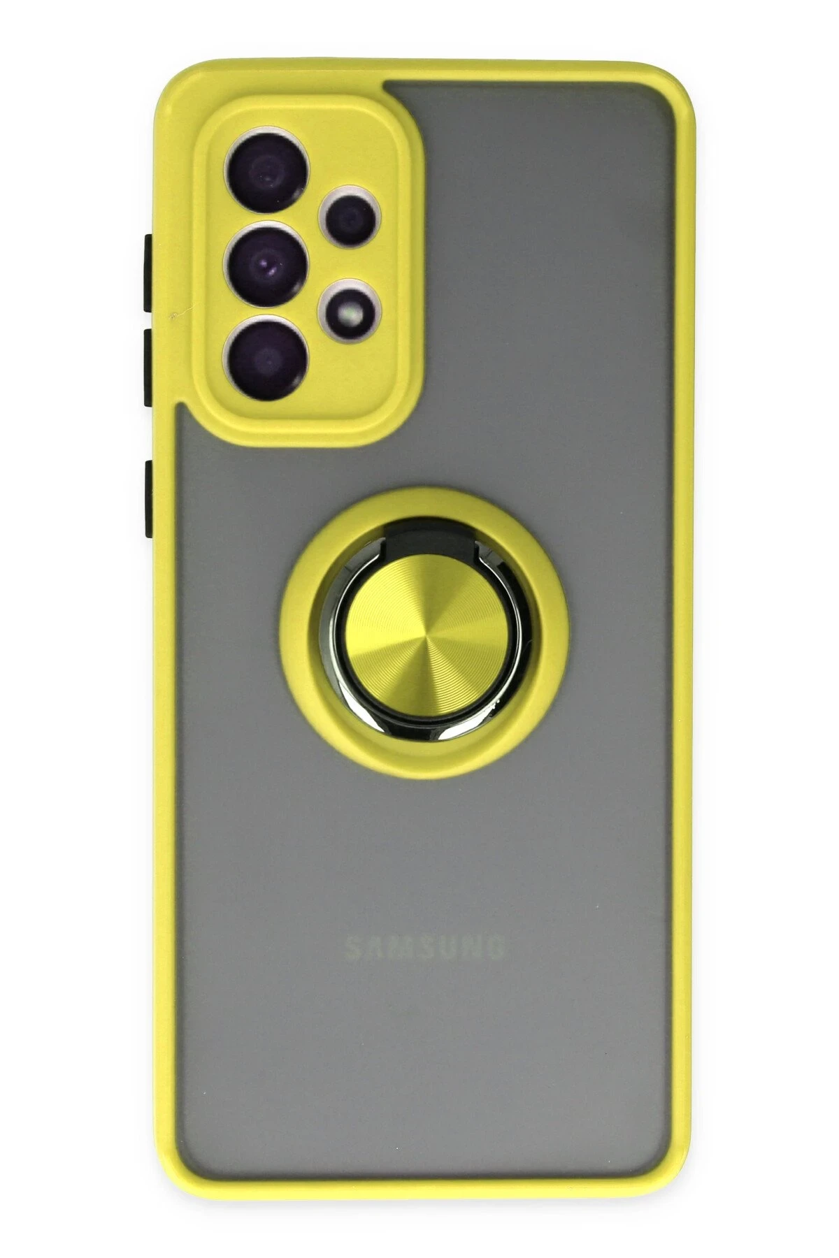 newface-samsung-galaxy-a33-5g-kilif-montreal-yuzuklu-silikon-kapak-sari-default Uray store Samsung Galaxy A33 5G Kılıf Montreal Yüzüklü Silikon Kapak - Sarı - Görsel 1