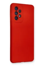 Uray store Samsung Galaxy A33 5G Kılıf Nano içi Kadife Silikon - Kırmızı - Görsel 2
