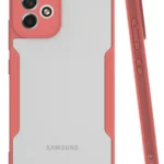 Uray store Samsung Galaxy A33 5G Kılıf Platin Silikon - Pembe