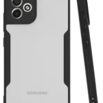Uray store Samsung Galaxy A33 5G Kılıf Platin Silikon - Siyah